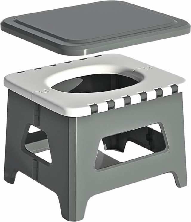 携帯トイレ 簡易トイレ 軽量化を追求した ポータブルトイレ 非常用トイレ 防災トイレ 防災グッズ 耐荷重150kg 洗浄シンプルなトイレのケア/災害/災害/災害/車のポータブルトイレスツール、ゴミ缶、保管ボックス使用された多機能ポータブルトイレ 排便袋 収納袋