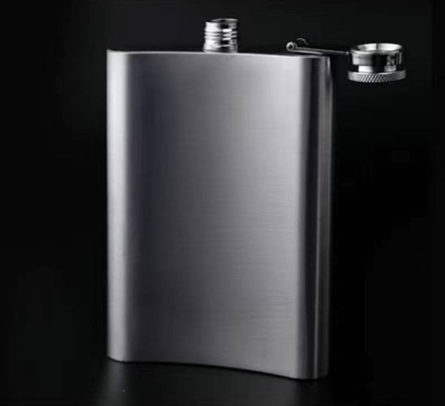 スキットル ウイスキーボトル 168ml 200ml 230ml 漏斗付 ステンレス製