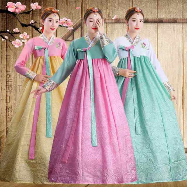 全15カラー チマチョゴリ 韓服 韓流 韓国 民族衣装 ドレス 宮廷風