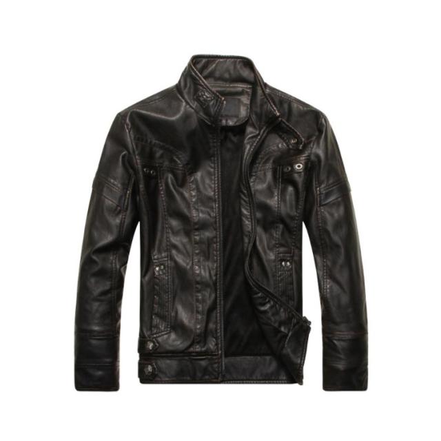 【色とサイズが選べる】メンズ 裏起毛 中綿 立て襟 新品 ライダースジャケット レザージャケット 革ジャケット アウター コート 革ジャン メンズ 男性用 レザージャケット 秋冬 中綿 シープスキン 羊