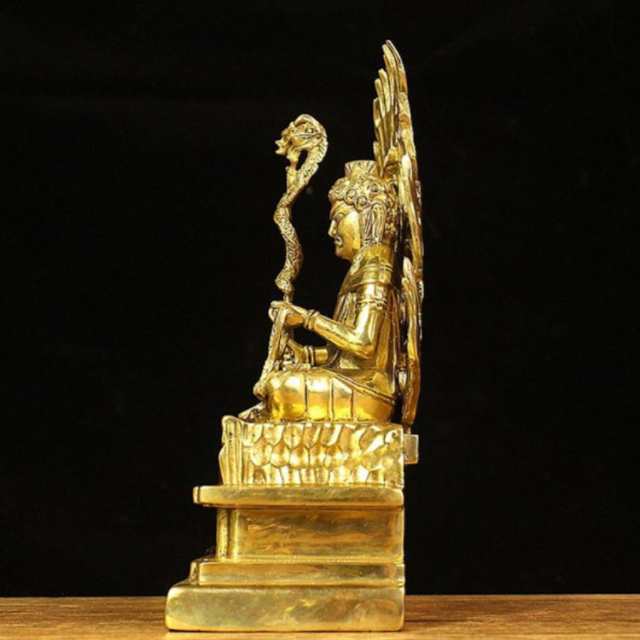 黄不動明王 １５．５ｃｍ 彩色仕上 合金製 仏像 (黄不動明王) 黄不動明王 １５．５ｃｍ 彩色仕上 合金製 仏像 (黄不動明王)