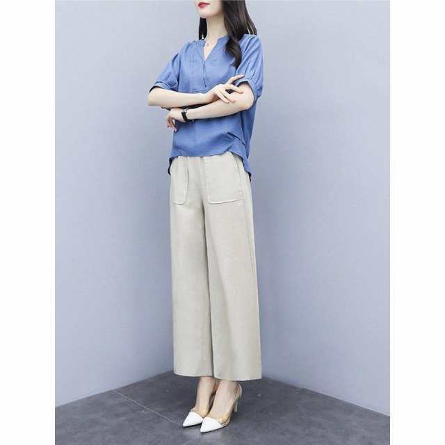 パンツスーツ レディース 40代 セットアップ 夏 おしゃれ 50代 20代