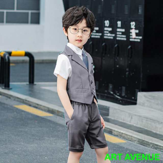 子供服 スーツ 男の子  入学式 上下セット ジュニア キッズ 男児 卒園式 入園式 結婚式 発表会 卒業式 喪服 黒 白 90 100 110 120 130 140 150