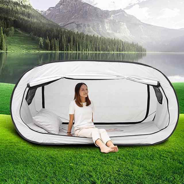 ワンタッチ 自動開閉 プライベートテント 室内用 避難所用 洗える 花粉対策 アウトドア キャンプ 子供用 大人用 個室空間 コンパクト収納