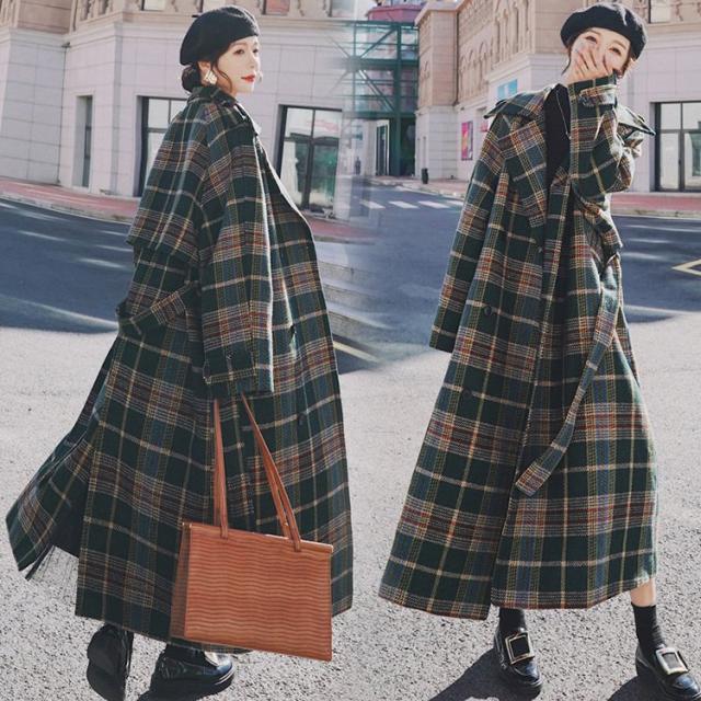 チェスターコート レディース 秋冬 40代 チェスターコート チェック柄 ロング丈ジャケットラシャコート ひざ下オーバー  アウター 通勤 着痩せ オシャレ 大人