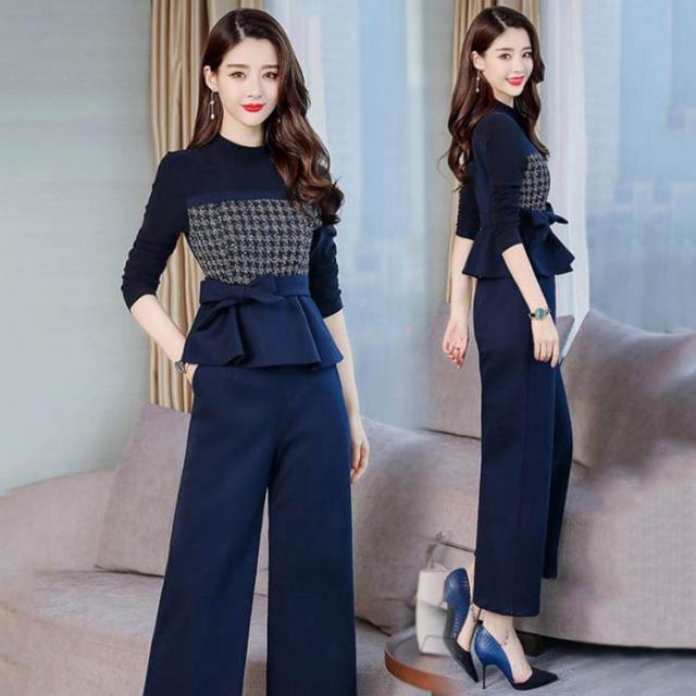 セットアップ レディース 2点セット ワイドパンツ フォーマル 結婚式 二次会 パンツドレス きれいめ ガウチョパンツ 40代 大人 上品 通勤 OL 母親 卒業式 入学式