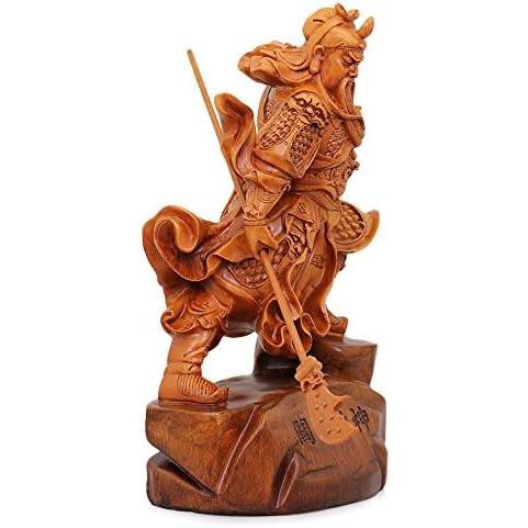 置物 風水 玄関に飾る 開運 置物 関羽 置物 彫刻 三国志 金運 財産運 出世