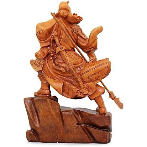 置物 風水 玄関に飾る 開運 置物 関羽 置物 彫刻 三国志 金運 財産運 出世