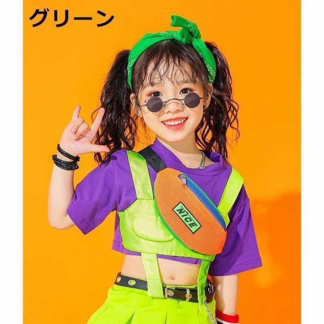 ヘアバンド キッズダンス 髪型 小物 リストバンド キッズ ヒップホップ