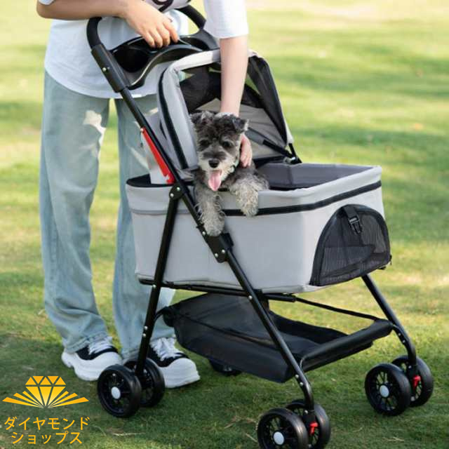 HRking 旅行犬用ベビーカー 多頭用折りたたみ 分離型 ペット用カート HRking 旅行犬用ベビーカー 多頭用折りたたみ 分離型 ペット用カート