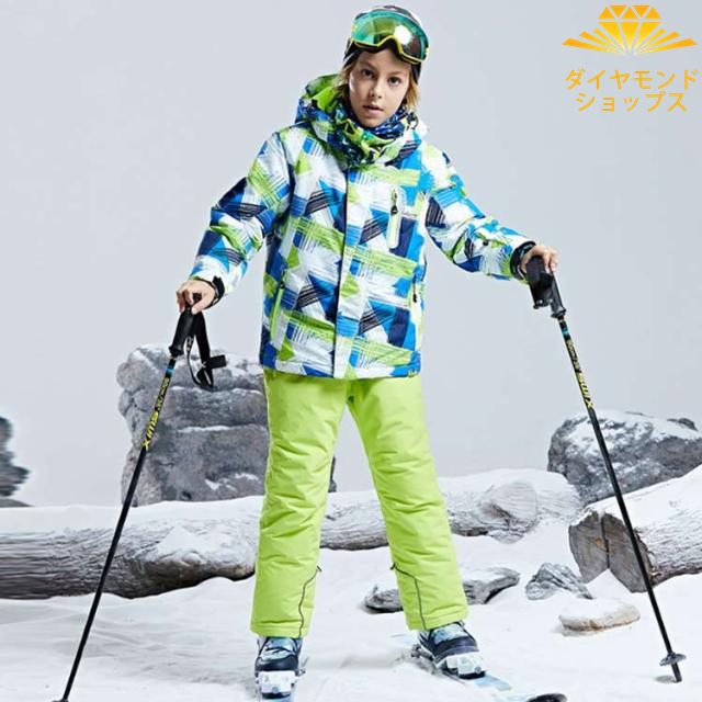 【未使用】キッズ・スノーウェア・110cm・スキー・スノーボード・雪遊び ポンタぺス スノーボードウェア ワンピース キッズ スキーウェア