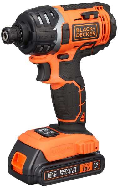 ブラックアンドデッカー(BLACK+DECKER) 18V インパクトドライバー EXI18