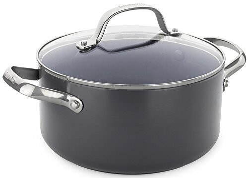 グリーンパン GREENPAN 両手鍋 キャセロール 20cm IH ガス 食洗機 対応 有害物質不使用 PFASフリー セラミックコーティング こびりつき