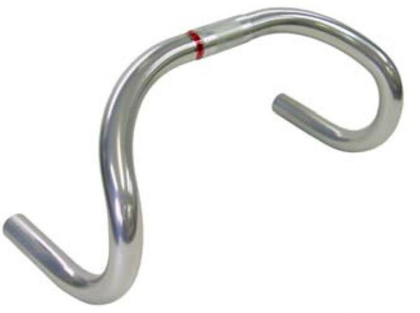 NITTO(日東) ドロップハンドル B125AA B125AA-39 [ファイ]25.4 390 シルバー