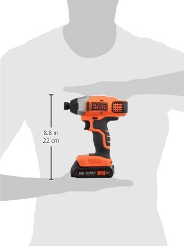 ブラックアンドデッカー(BLACK+DECKER) コードレス インパクトドライバー ソフトインパクト DIY 電動工具 穴あけ 締付工具 ワンタッチ ビ