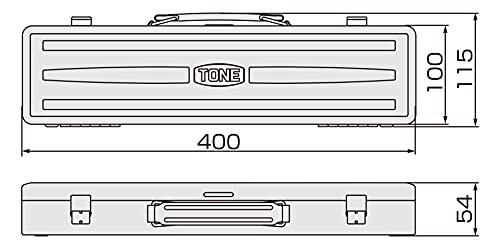 トネ(TONE) ソケットレンチセット 800MISOBK 差込角12.7mm(1/2) ブラック 内容13点