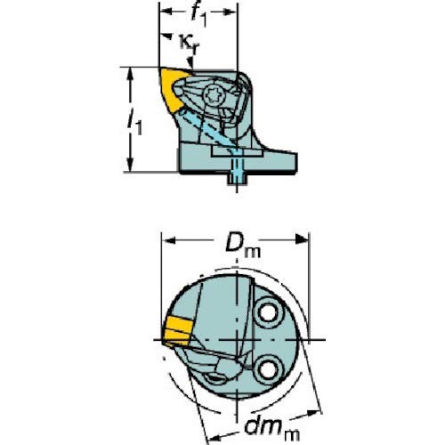 サンドビック コロタｰンSL コロタｰンRC用カッティングヘッド 570DWLNL4008L