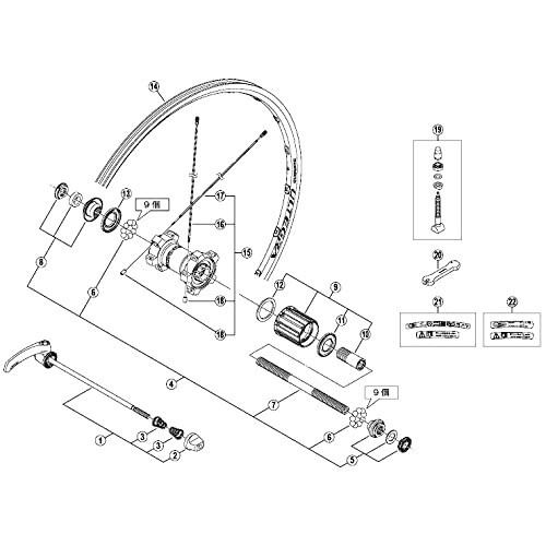 シマノ(SHIMANO) リペアパーツ SM-PD22 リフレクターユニット (左右ペア/50セット) Y41R98071