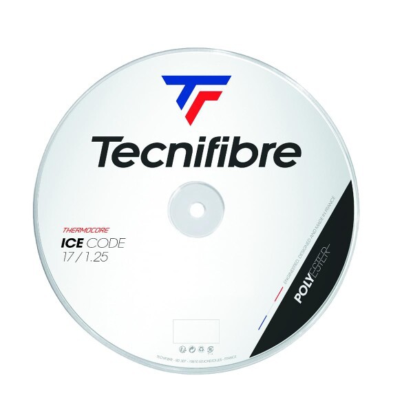 テクニファイバー(Tecnifibre) テニス ガット アイスコード ICE CODE 200mロール TFR422 ホワイト 1.3