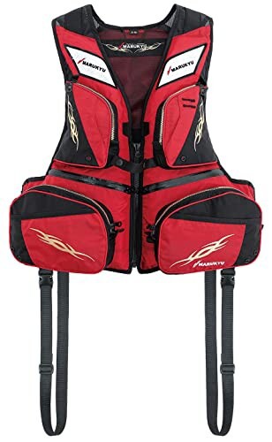 マルキュー(Marukyu) フィッシングギア マルキューPFD03 L2(レジャー用ライフジャケット) レッド/S-M