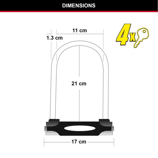 Master Lock (マスターロック) U字ロック 自転車 バイクロック キックボード 鍵式 ビニールコーティング仕様 スライド式ダストカバー 取