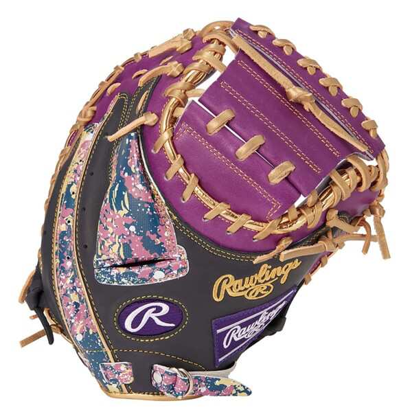 ローリングス(Rawlings) 野球 グラブ グローブ 大人用 軟式 HOH BLIZZARD & Wizard #01 (キャッチャー用) サイズ 33 GR3HO2AF パープル