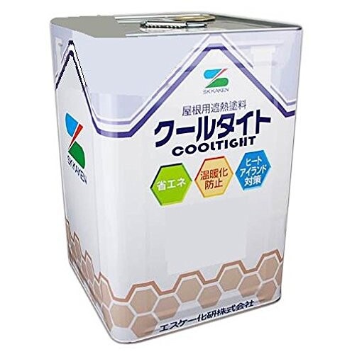 エスケー化研 水性フッ素屋根用遮熱塗料 水性クールタイトフッソ 15kg CLR-102