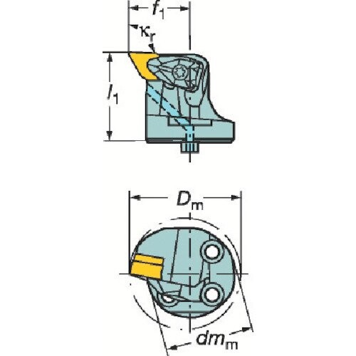 サンドビック コロタｰンSL コロタｰンRC用カッティングヘッド 570DDUNL4015