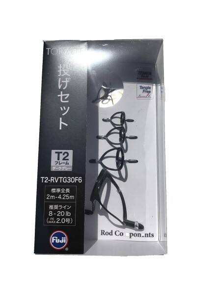 富士工業(FUJI KOGYO) Fuji ガイドセット No.26 チタンフレーム TORZITEリング T2 投げセット T2-RVTG30F6