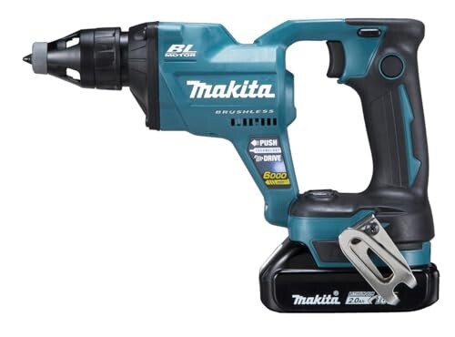 マキタ(Makita) 充電式スクリュードライバ 18V2Ah バッテリ2本・充電器・ケース付 FS600DRAX