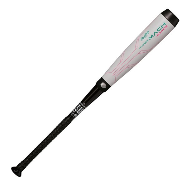 ローリングス(Rawlings) 野球用 bat バット 子供 Jr. ジュニア軟式 HYPER MACH 4ORCE BJ3FHM4C ホワイト サイズ 74cm