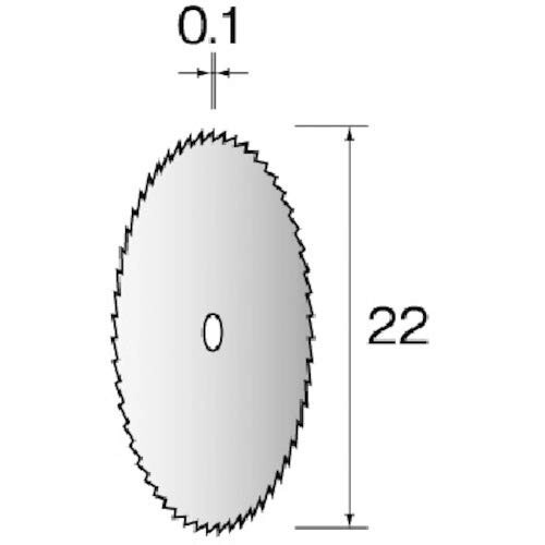 ステンレスカッティングディスク [ファイ]22 (10個入) MC3104