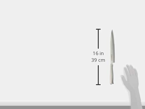 藤寅作 柳刃 240mm 日本製 モリブデンバナジウム鋼 片刃 関西型の刺身包丁 オールステンレス 食洗器使用OK SDモリブデンバナジウム鋼 FU-