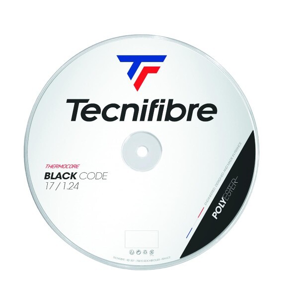 テクニファイバー Tecnifibre テニスガット・ストリング BLACK CODE 1.24mm 200mロール TFR411