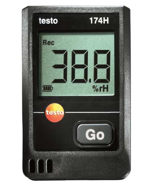 テストー ミニ温湿度データロガー testo 174 H 2ch 単体 0572 6560