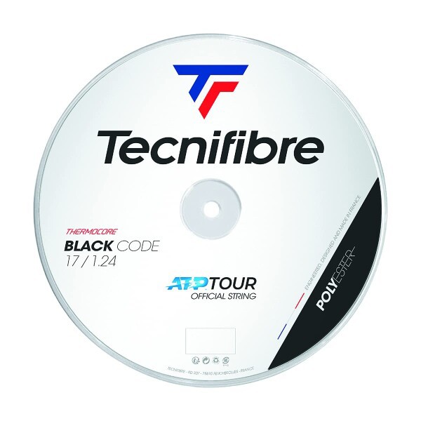 テクニファイバー Tecnifibre テニスガット・ストリング BLACK CODE 1.24mm 200mロール TFR411