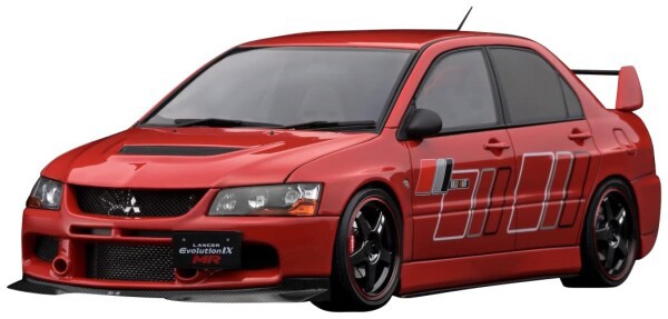 ignition model 1/18 ミツビシ Lancer Evolution IX MR (CT9A) Red 完成品