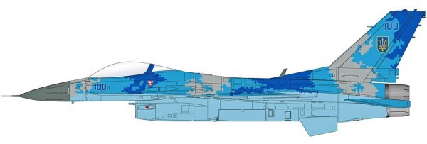 HOBBY MASTER 1/72 F-16C ウクライナ空軍 想定塗装 完成品