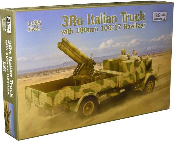 IBG 1/35 イタリア軍 ランチャア 3Ro 重トラック自走砲 100mm榴弾砲 da100/17 プラモデル PB35053