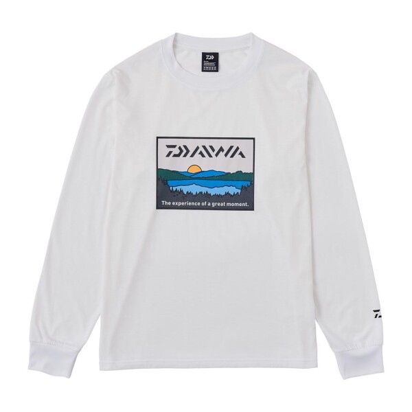 (DAIWA) フィッシングネットＴシャツ レイクサイド DE-6724 ホワイト