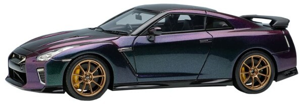 EIDOLON 1/43 ニッサン GT-R プレミアムエディション T-spec 2022 ミッドナイトパープル 完成品 EM624B