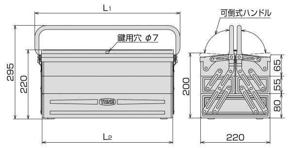 トネ(TONE) ツールセット 700SDBK 差込角12.7mm(1/2) ブラック 内容53点