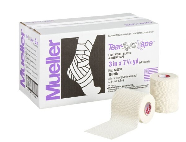 ミューラー(Mueller) ティアライトテープ ベージュ Tear light Tape Beige 76mm (16個入り) ソフト伸縮テープ チームパック 130633 ベー