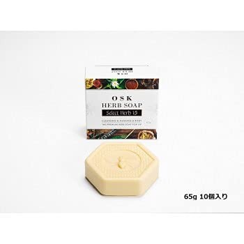 大鹿通商 NEW OSK SOAP SelectHerb15 (ニューオーエスケーソープセレクトハーブ15) 65g 10個入り