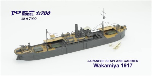 ニコモデル 1/700 日本海軍 水上機母艦 若宮 WAKAMIYA 1917年 レジンキット PN07092