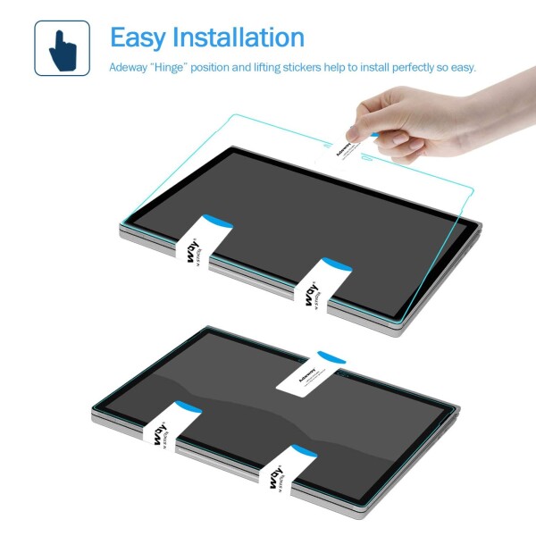 MEGOO Surface 専用保護フィルム 貼りやすい 高い透明度 強化ガラス