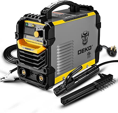 DEKO MMA溶接機 110V&220V兼用 160A アークARC手棒溶接 リフトTIG溶接機能 ノンガス 半自動溶接機 家庭用ポータブル直流インバータ溶接機 PDF版日本語取扱説明書付きの通販は