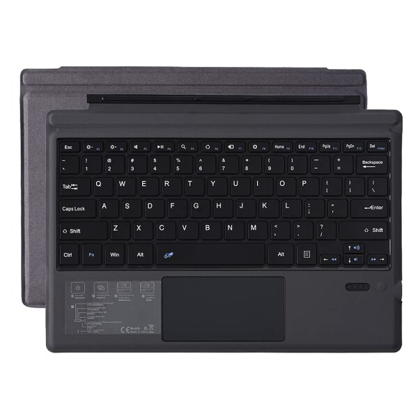 TJK ワイヤレスキーボード Bluetoothキーボード Microsoft surface pro7/pro6/pro5/Pro4/Pro3 適用 US英語配列 軽量 分離式キーボード ローマ字入力サポート (バックライト無し)