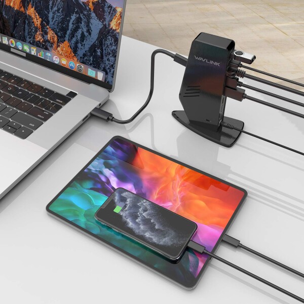 WAVLINK USB-C ドッキングステーション デュアル4K 65W充電対応 Amazon