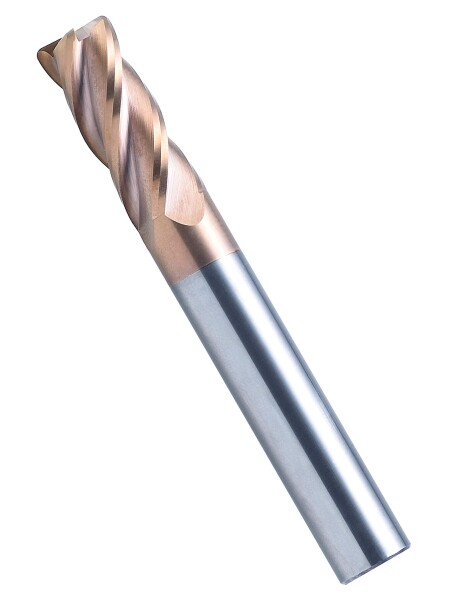 トミーグローバル 超硬 ラジアス エンドミル 刃径 10mm CR0.5 全長 150L 4枚刃 AlTiNコート/ TG2041